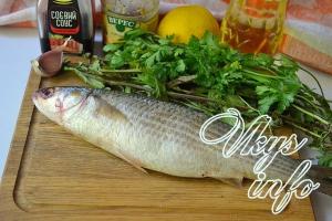 Как запечь рыбу кефаль в духовке